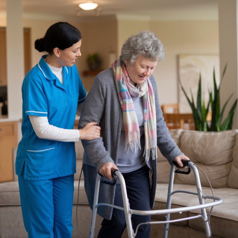 Mobility Assistance service in Mansfield Ohio by Agape United Home Care to help seniors